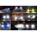 2 PCS H3 Halogen Head Lamp 12V 100W 2400 LM 5000K Warm White Light