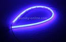 2 PCS 12V Car Daytime Running Lights Soft Article Lamp, Blue Light, Length: 45cm