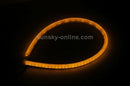 2 PCS 12V Car Daytime Running Lights Soft Article Lamp, Yellow Light, Length: 85cm
