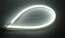 2 PCS 12V Car Daytime Running Lights Soft Article Lamp, White + Yellow Light, Length: 45cm