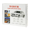 2 PCS 12V Car Daytime Running Lights Soft Article Lamp, Blue Light, Length: 85cm