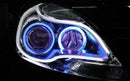 2 PCS 12V Car Daytime Running Lights Soft Article Lamp, Blue Light, Length: 85cm