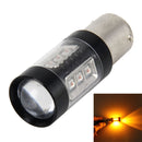 1156/BA15S 80W 1000 LM Car Auto Turn Light Backup Light with 16 CREE Lamps, DC 12-24V(Yellow Light)