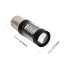 1156/BA15S 80W 1000 LM Car Auto Turn Light Backup Light with 16 CREE Lamps, DC 12-24V(Yellow Light)
