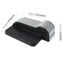 Car Seat Crevice Storage Box with Interval Cup Drink Holder Auto Gap Pocket Stowing Tidying for Phone Pad Card Coin Case Accessories(Silver)
