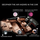 XPower TO-868 Car Air Purifier Negative Ions Air Cleaner(Grey)