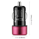 XPower X1A Universal Car USB Quick Charger USB Port Charger DC12-24V 3.1A(Red)