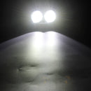 DC 9-32V 20W 2000LM 6500K IP68 Waterproof Vehicle Car Boat Marine External Work Lights Emergency Lights 45 Degrees Adjustable Flood Light LED Car Bulbs with 2 Intense CREE LED Lights(White Light)