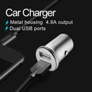Mcdodo CC-3851 Dual USB Ports Smart Car Charger, For iPhone, iPad, Samsung, HTC, Sony, LG, Huawei, Lenovo, and other Smartphones or Tablet(Black)