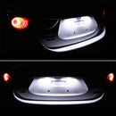 2 PCS DC12V / 2W / 6000K / 120LM Car LED License Plate Light 18LEDs SMD-3528 Lamps for Dodge, White Light
