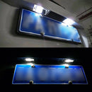 2 PCS DC12V / 2W / 6000K / 120LM Car LED License Plate Light 18LEDs SMD-3528 Lamps for Dodge, White Light