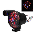 5 inch 12V Universal Car Modified Instrument Panel LCD Display Oil Press Gauge Tachometer Water / Oil Temperature Gauge