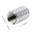 4 PCS German Flag Pattern Gas Cap Mouthpiece Cover Gas Cap Tire Cap Car Motor Bicycle Tire Valve Caps