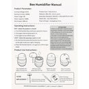 DC 5V 2W Portable Mini Car Aromatherapy Air Purifier Humidifier(Black)