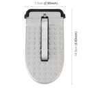 Multi-function Car Door Sill Step Pedals Pads (Silver)