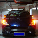 2 PCS 1156 / BA15S DC12V / 18W / 1080LM Car Auto Turn Lights with SMD-3014 Lamps (White Light)