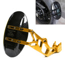 Motorcycle CNC Modified Fender Rear Wheel Fender Dustproof Splash Flaps Mudguards Fender Guard for Kawasaki Z1000 2010-2017(Gold)