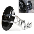 Motorcycle CNC Modified Fender Rear Wheel Fender Dustproof Splash Flaps Mudguards Fender Guard for Kawasaki Z1000 2010-2017(Silver)