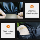 Waterproof Motorcycle Black Leather Seat Cover Prevent Bask In Seat Scooter Cushion Protect, Size: L, Length: 55-60cm; Width: 25-35cm