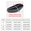Waterproof Motorcycle Sun Protection Heat Insulation Seat Cover Prevent Bask In Seat Scooter Cushion Protect, Size: M, Length: 60-70cm; Width: 40-45cm(Blue)