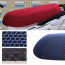 Waterproof Motorcycle Sun Protection Heat Insulation Seat Cover Prevent Bask In Seat Scooter Cushion Protect, Size: XL, Length: 78-85cm; Width: 40-53cm(Red)