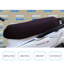 Waterproof Motorcycle Sun Protection Heat Insulation Seat Cover Prevent Bask In Seat Scooter Cushion Protect, Size: XXL, Length: 86- 92cm; Width: 40-56cm(Black Red)
