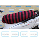 Waterproof Motorcycle Sun Protection Heat Insulation Seat Cover Prevent Bask In Seat Scooter Cushion Protect, Size: XXL, Length: 86- 92cm; Width: 40-56cm(Red + Black)