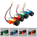 Car 10A 12V European Standard Cigarette Lighter Full Assembly with Light (Red)