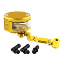 Motorcycle Modification Parts Front Brake Fluid Oil Universal Brake Oil Cup for Kawasaki / Suzuki(Gold)