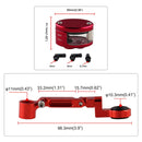 Motorcycle Modification Parts Front Brake Fluid Oil Universal Brake Oil Cup for Kawasaki / Suzuki(Silver)