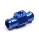 Motorcycle Modification Parts Universal CNC Aluminum Water Temperature Gauge Sensor Joint Transfer Interface, Size: 18mm(Blue)