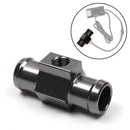 Motorcycle Modification Parts Universal CNC Aluminum Water Temperature Gauge Sensor Joint Transfer Interface, Size: 22mm(Silver Grey)