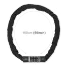 Motorcycles / Bicycle Chain Lock 5 Digit Password Anti-theft Password Lock, Length: 1.5m