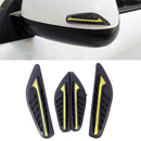 4 PCS Car Styling Anti-collision PUC Strips(Yellow)