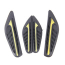 4 PCS Car Styling Anti-collision PUC Strips(Yellow)