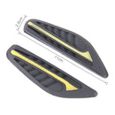 4 PCS Car Styling Anti-collision PUC Strips(Yellow)