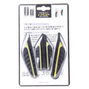 4 PCS Car Styling Anti-collision PUC Strips(Yellow)