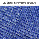 Motorcycle Helmet 3D Honeycomb Mesh Mat Heat-proof Breathable Pad(Blue)
