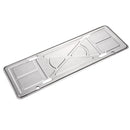 2 PCS Car License Plate Aluminium Alloy Bracket Frame Holder Stand Mount(Silver)