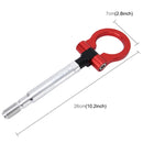 Aluminum Track Racing Front Rear Bumper Car Trailer Ring For BYD(Red)