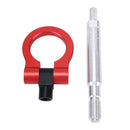 Aluminum Track Racing Front Rear Bumper Car Trailer Ring For BYD(Red)