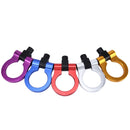 Aluminum Track Racing Front Rear Bumper Car Trailer Ring For BYD(Red)