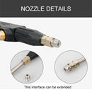 High Temperature High Pressure Large Hole Nozzle Water Gun for Steam Car Washer, Spray Nozzle Cylindrical: 2.0