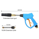 High Pressure Long Fixed Foam Gun for Self-service Car Washing Machine, Outer Wire: 22x 1.5
