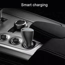 JOYROOM T600 2 in 1 Multifunctional Wireless Bluetooth 2.1A Single USB Port Car Charger + Earphone with Circular LED Indicator Light and Hands-free Call Functions for Cars & Pickups & SUV & Smartphone ... S & MP3 & MP4 and other USB-charged Devices(White)