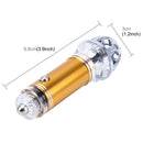Car Cigarette Lighter Air Purifier Negative Lone Freshener Air Cleaner, Removes Pollen, Smoke, Bad Smell and Odors For Auto and Indoor(Gold)