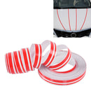 12mm Ã— 9.8m Car Self Adhesive Decorative Stripe Tape Line(Red)