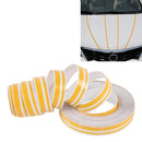 12mm Ã— 9.8m Car Self Adhesive Decorative Stripe Tape Line(Yellow)