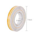 12mm Ã— 9.8m Car Self Adhesive Decorative Stripe Tape Line(Yellow)