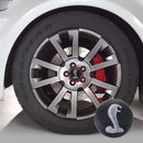 4 PCS Egypt God Statue Metal Car Sticker Wheel Hub Caps Centre Cover Decoration